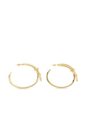 Ferragamo boucles d'oreilles à design de noué