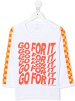 Stella McCartney Kids t-shirt à slogan imprimé - Blanc - thumbnail