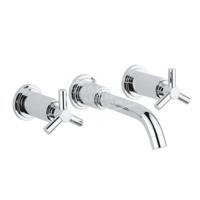 Grohe Atrio driegats wastafelkraan chroom S-Size