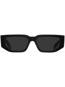 Prada Eyewear lunettes de soleil Symbole à monture rectangulaire - Noir