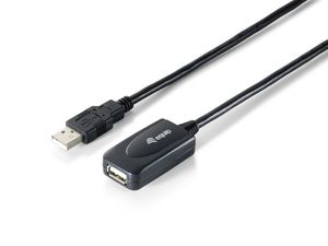 Equip 133311 USB-kabel 15 m USB 2.0 USB A Zwart