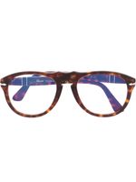 Persol lunettes de vue à monture aviateur - Marron