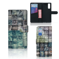 Wallet Case met Pasjes OPPO Find X2 Spijkerbroeken