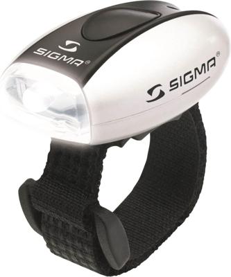 Sigma koplamp led micro zwart-wit inclusief bevestiging