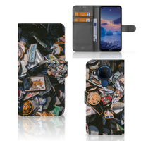 Nokia 5.4 Telefoonhoesje met foto Badges - thumbnail