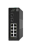 LevelOne Hilbert 10-Port Gigabit PoE Smart Lite Switch, 8 PoE-uitgangen, 2 x Gigabit SFP, 802.3at/af PoE