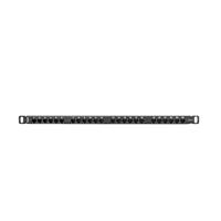 Lanberg PPU6-0024-B Rack Cabinets Lanberg Patch Panel 24 Port 1U, Cat 6, Shielded, zwart