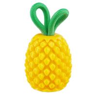 Outward Hound Planet Dog Dental Ananas Dental Chew Toy en Interactieve Traktatie Stuffer Duurzaam Hondenspeelgoed Vulbaar Hondenspeelgoed, Geel