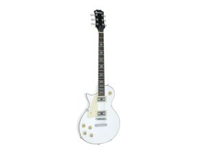 DIMAVERY LP-700L E-Guitar, LH, white