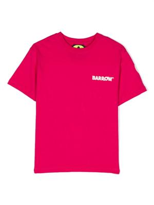 Barrow kids T-shirt met logoprint - Roze