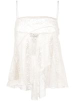 DSQUARED2 haut bustier en broderie anglaise - Tons neutres