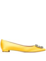 Manolo Blahnik ballerines Hangisi - Jaune - thumbnail