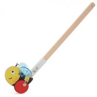 Hape houten stokroller bij 60 cm geel