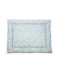 Briljant Baby boxkleed spots stone green 80x100 cm