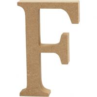 Creotime houten letter F 8 cm