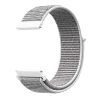 By Qubix - Sport Loop nylon bandje - Grijs - Compatible met Garmin Vivoactive 6 / Vivoactive 5 / Vivoactive 3 - Compatible Garmin bandje - Bandbreedte: 20mm