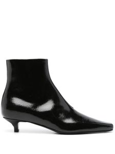 TOTEME bottines The Patent Slim 40 mm - Noir