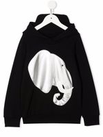 WAUW CAPOW by BANGBANG hoodie à imprimé éléphant - Noir