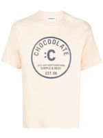 CHOCOOLATE t-shirt en coton à logo imprimé - Jaune