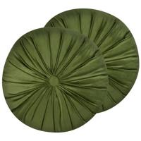 Beliani - BODAI - Sierkussen set van 2 - Groen - 38 cm - Fluweel