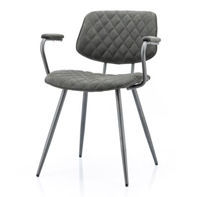 Eleonora eetkamerstoel mandy antraciet 78 x 56 x 55 Eleonora eetkamerstoel mandy antraciet 78 x 56 x 55