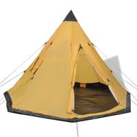 Tent 4 personen geel