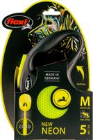 Flexi Rollijn New Neon Cord Geel - 5M M