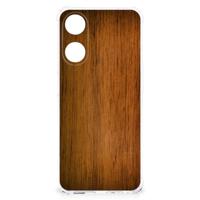 OPPO A58 | A78 5G Stevig Telefoonhoesje Donker Hout