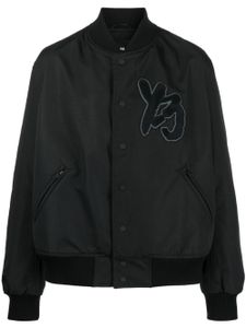 Y-3 veste bomber à patch logo - Noir