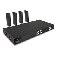 Lindy 38345 audio/video extender AV-zender & ontvanger Zwart