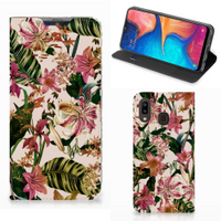 Samsung Galaxy A30 Smart Cover Flowers - thumbnail