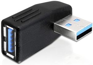 Delock 65342 Adapter USB 3.0 male-female schuin 270° horizontaal