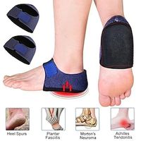 1 paar hielbrace met klittenband, ademende hielkussens, hielcups met gelpads voor dames heren Lightinthebox