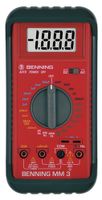 Benning Multimeter | 0,1 mV-600 V AC/DC | RMS | 1 stuk - 044029 - 044029