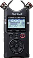 Tascam DR-40X draagbare audiorecorder met vier sporen en USB-interface