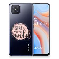 OPPO Reno4 Z | A92s Telefoonhoesje met Naam Boho Stay Wild