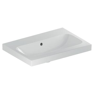 Geberit iCon Light wastafel 60x42 cm, zonder kraangat, met overloop, met KeraTect, wit Geberit iCon Light wastafel 60x42 cm, zonder kraangat, met overloop, met KeraTect, wit