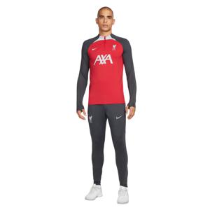 Nike Liverpool Strike Trainingspak 1/4-Zip 2023-2024 Rood Donkergrijs Grijs