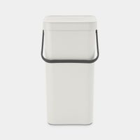 Brabantia Sort & Go Afvalemmer / Opberger 16 L - Grijs - thumbnail