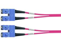 Telegärtner L00882A0020 Glasvezel Optische vezel Aansluitkabel [1x SC-stekker - 1x SC-stekker] 50/125 µ Multimode OM4 3.00 m