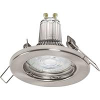 LEDVANCE SET X3 RECESS DOWNLIGHT GU10 LED-inbouwlamp voor badkamer 4.5 W IP20 Nikkel - thumbnail