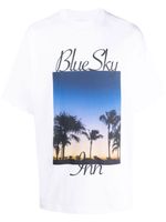 BLUE SKY INN t-shirt en coton à imprimé graphique - Blanc