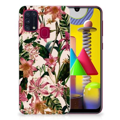 Samsung Galaxy M31 TPU Case Flowers Samsung Galaxy M31 TPU Case Flowers