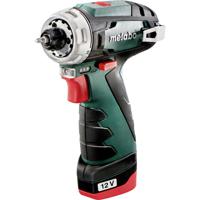 Metabo POWERMAXX BS BASIC 600984500 Accu-schroefboormachine 12 V 2.0 Ah Li-ion Incl. 2 accus, Incl. lader, Incl. koffer - thumbnail