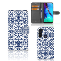 Motorola Moto G Pro Hoesje Flower Blue