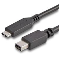 StarTech.com 1,8 m USB-C naar Mini DisplayPort kabel - USB C naar mDP kabel - 4K 60Hz - zwart (CDP2MDPMM6B)
