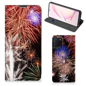 Samsung Galaxy Note 10 Lite Hippe Standcase Vuurwerk