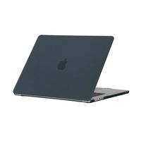 Lunso MacBook Air 15 inch M2/M3 (2023-2024) cover hoes - case - Mat Zwart