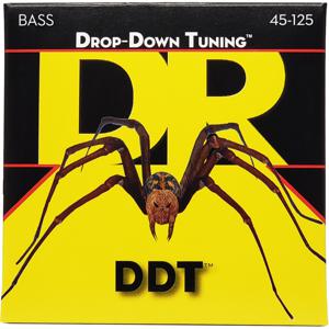 DR Strings DDT5-45 Drop Down Tuning Medium 45-125 5-snarige basgitaarsnaren