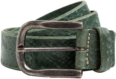 Belt italian leather army green
